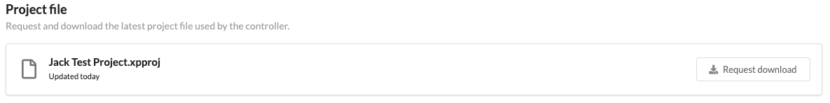 The device Log tab