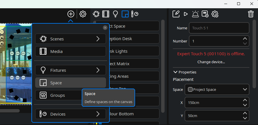 Work with Spaces