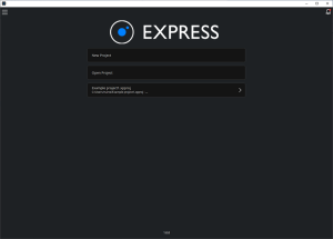 expert sofware start up window